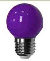 Светодиодная лампа E27 LM705 1,2W G45 фиолет шар
