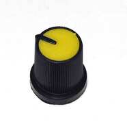 Ручки к переменным резисторам пластик желтый