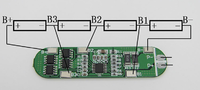 Контроллер заряд/разряд Li-Ion 18650х4 ток 10А