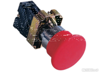 Кнопка стоповая без фиксации XB2-BC42 красная (грибок)