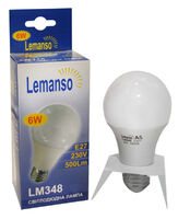Светодиодная лампа E27 LM215(348) 7W 6500K A60 груша