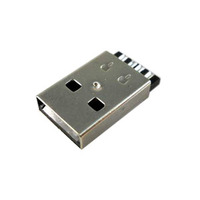 Штекер USB-A на плату прямой