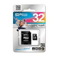 Флэш-карта микро SD 32Гб + адаптер (4 класс)