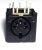 Гнездо НЧ 5pin (DIN 5pin) пластмасс на плату