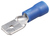 Наконечник шт.6,3мм син. полуизолированное