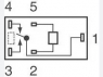 Реле G8N-1 12VDC 1х25A  5pin (одинарное автореле)