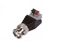 Штекер BNC на кабель с клеммником под зажим