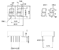 Индикатор GND-4021BS ОА красный