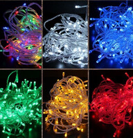 Гирлянда силикон 300 LED цветная