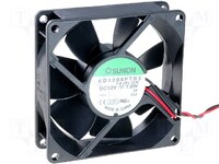 Вентилятор 12V 80х80х25mm подшипник