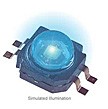 Светодиод 3W CREE синий