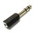Переходник шт.6,3 - гн.3,5мм пластмасс Переходник шт.6,3 - гн.3,5мм пластмасс